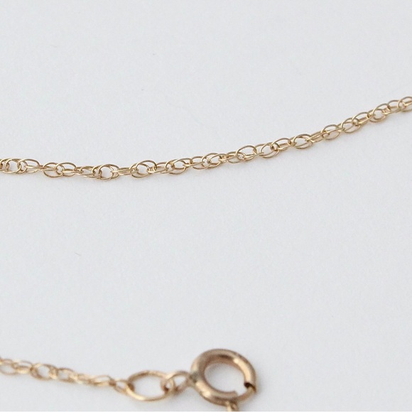 Vintage 10K Yellow Gold Necklace Chain by Heng Ngai Thin Delicate Cable 18.5” - Picture 4 of 5